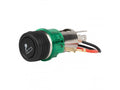 Sigaretten aansteker doos met plug en groen licht, 12V