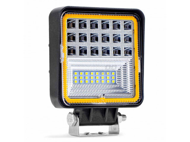 Werklamp AWL12 42 LED FLootlight & Spotlight 9-36V, afm.: 110x110mmm Angel Eyes - Default Title