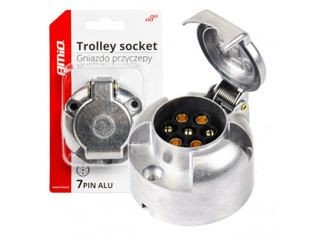 Aanhanger stopcontact 7PIN ALU - Default Title