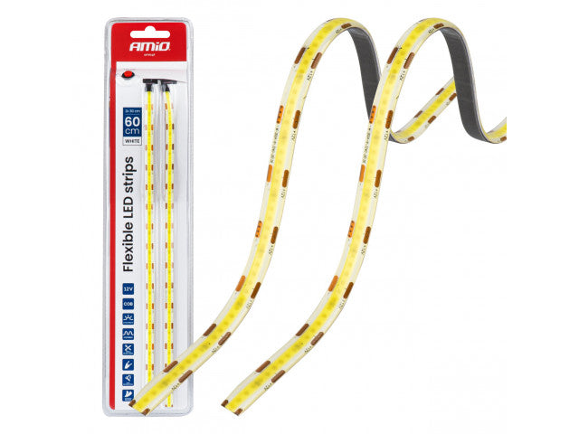 Flexibele LED COB strips, wit 2x30 cm 12 V - Default Title