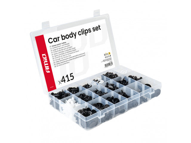 Set met 415stuks Automotive clips en bevestigingspinnen - Default Title