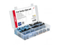 Set met 148stuks Automotive clips en bevestigingspinnen + gereedschap - Default Title