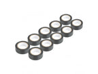 Set van 10 zwarte PVC-isolatietapes, 19 mm x 10 m x 0,13 mm – artikel 04845 – afbeelding 2