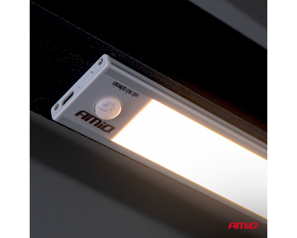 Oplaadbare LED lamp met PIR bewegingssensor en schemersensor (23x4.1x0.9cm) afbeelding 8