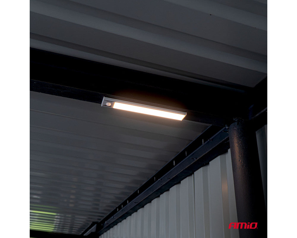 Oplaadbare LED lamp met PIR bewegingssensor en schemersensor (23x4.1x0.9cm) afbeelding 2