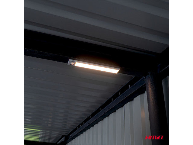 Oplaadbare LED lamp met PIR bewegingssensor en schemersensor (23x4.1x0.9cm) afbeelding 3