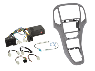 2-DIN bouwpakket Opel Astra J 2009-2018 titaangrijs LFB/Lood 3