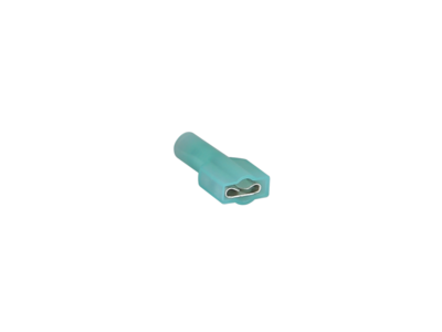 Platte stekker volledig geïsoleerd 1,5 mm²-2,5 mm²/6,3 mm 100 stuks