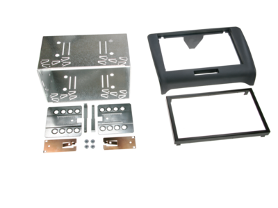 2-DIN radiokap Audi TT (8J) 04/2006-03/2014 zwart