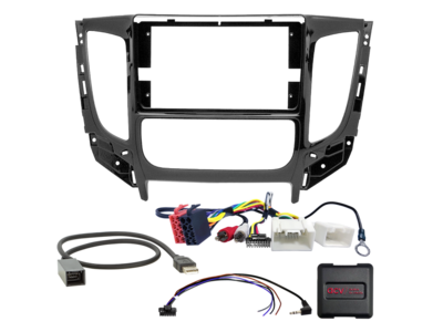 ACV 9 inch radio-inbouwkit voor Mitsubishi Triton (L200) 2015 - 2022 20Pin SWI/USB – artikel 691200-90-1-2