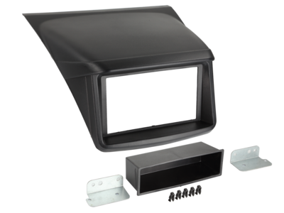 2-DIN radiokap Mitsubishi L200 2006-2015 zwart