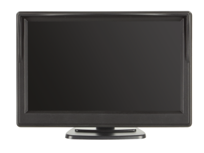 Monitor universeel 5" 2x video-ingang/1x standaard/zuignap