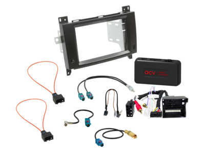 2-DIN bouwpakket Mercedes Vito/Viano 2006-2014 42x LFB/antenne/versterker