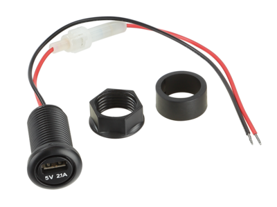USB-oplaadadapter 12V USB-A 5V/2,1A
