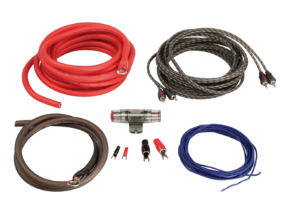 Kabelset eindversterker stroom 5m 20mm² / 5m RCA / 60A AGU