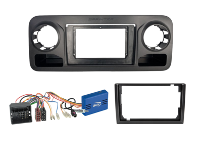 ACV 10 inch radio-inbouwkit voor Mercedes-Benz Sprinter 2018+ 2018+ CAN Bus/antenne – artikel 691191-193-1-1