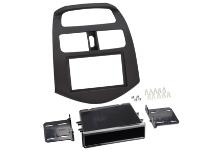 2-DIN radioframe met compartiment Chevrolet Spark 2012-2017