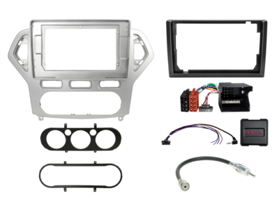 ACV 10 inch radio-inbouwkit voor Ford Mondeo III (B4Y/B5Y/BWY) 40Pin SWC/antenne – artikel 691114-115-2-4