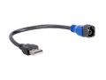USB-adapter VW diverse voertuigen LVDS blauw>USB-A