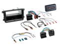 2-DIN kit met compartiment Skoda/VW zwarte 40Pin/52Pin i-adapter