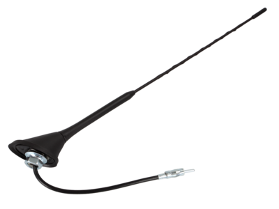 Dakantenne AM/FM 60° staafkanteling DIN(m) passief