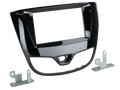 2-DIN radiokap Opel Karl 2017-2019 pianolak zwart