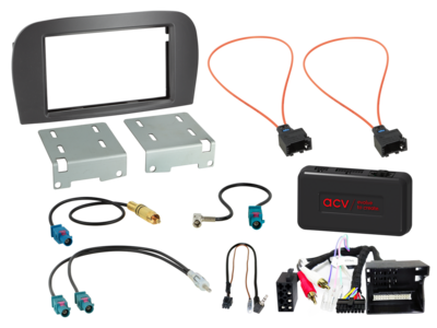 2-DIN bouwpakket Mercedes SL-Klasse (R230) 2008-2011 LFB/antenne/versterker