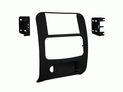 2-DIN radioframe Jeep Cherokee(KJ)/Liberty(KJ) zwart