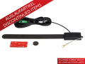 Zelfklevende glasantenne DVB-T Fakra(f) 12V Phantom zwart
