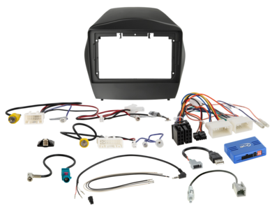 ACV 9 inch radio-inbouwkit voor Hyundai Tucson SWI/antenne/USB Pro – artikel 691143-94-1-7