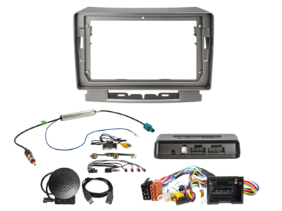 ACV 9 inch radio-inbouwkit voor Opel Astra i-dapter/antenne – artikel 691230-91-1-2