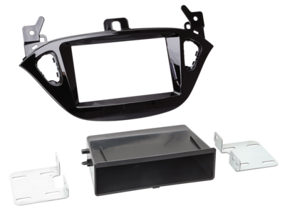 2-DIN radiokap met compartiment Opel Adam(M-A)/Corsa E(X15)
