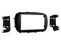 2-DIN radiokap Fiat 500X (ZAF 334) 01/2015-08/2024 zwart
