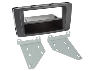 2-DIN radiokap met compartiment Skoda Octavia(1Z)/Yeti(5L)