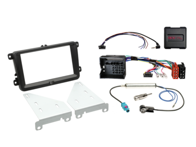 2-DIN-set Seat/Skoda/VW-voertuigen LFB/antenne zwart