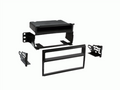 1-DIN radioframe met compartiment Nissan Juke/Tiida/Versa zwart