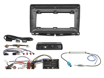9" Kit Fiat 500(ZAF 312) 07/2015-08/2024 i-dapter/Antenne