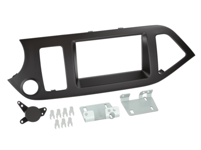 2-DIN radiokap Kia Picanto (TA) 09/2011-03/2017 LHD