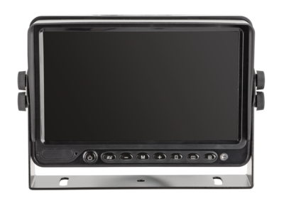 Monitor universeel 7" 4x video-ingang/splitscreen