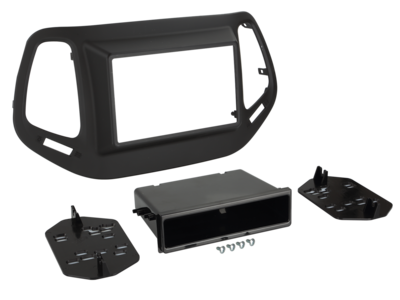 2-DIN radioframe met compartiment Jeep Compass(MX) 2017-2021