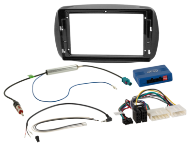 ACV 9 inch radio-inbouwkit voor Smart ForTwo/ForFour 20Pin/32Pin SWI/antenne Pro – artikel 691191-92-1-3