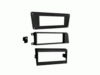 1-DIN radiokap Volvo 100/200/740/760/780/940 zwart