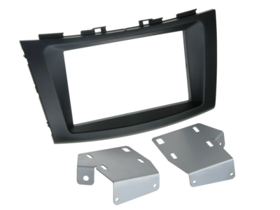 2-DIN radiokap Suzuki (FZ/NZ) 09/2010-04/2017 zwart