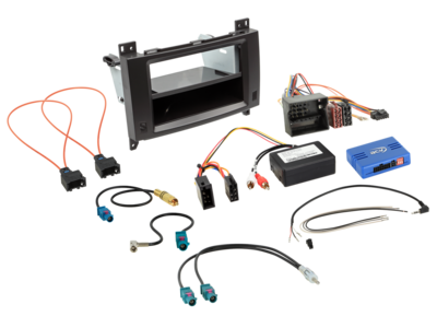 2-DIN kit met compartiment Mercedes Vito/Viano 42a LFB/antenne/versterker