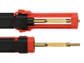 Persgereedschap maakt contact met kabeldoorsnede 0,5 mm²-1,00 mm²