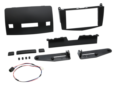2-DIN radiokap Mercedes C-Klasse 2007-2011 zwart
