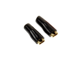 Platte bakjes 2,8 mm zwart 50 stuks