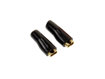 Platte bakjes 2,8 mm zwart 50 stuks