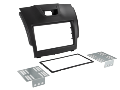 2-DIN radioframe Chevrolet/Isuzu D-Max/MU-X zwart