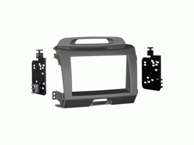 2-DIN radiokap Kia Sportage (SL) 08/2010-01/2016 grijs